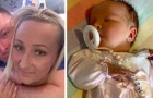 Hon föder barn efter 11-års väntan och 4 missfall