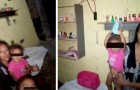 Mamá pobre abre salón de belleza en su casa para que no le falte comida a sus dos hijas