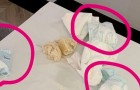 Una familia deja los pañales sucios en la mesa del restaurante: el desahogo del mesero