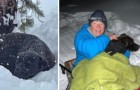 Ein seit 4 Monaten vermisster Hund wird unter einem Meter Schnee gefunden: jetzt ist er in Sicherheit