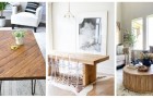 Tables, tables basses et bureaux en bois : 10 modèles fascinants pour meubler avec le DIY