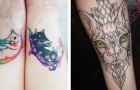 Gatti impressi sulla pelle: 15 tatuaggi tra i più teneri e divertenti dedicati agli amici felini