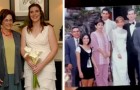 Elderly woman deletes her daughter-in-law from her son's wedding photo - she could not stand her
