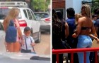 Mutter wird kritisiert, weil sie in „unangemessener“ Kleidung in der Schule erscheint, um ihren Sohn abzuholen