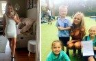 Model mom gets criticized for how she dresses when she goes to school to pick up her 3 children
