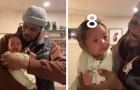 This dad shows how he gets his infant son to stop crying in just 18 seconds