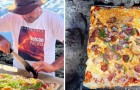 Ce chef du Guatemala cuisine des pizzas sur le cratère d'un volcan : la lave lui sert de four