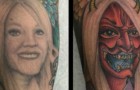 Beendete Geschichten: 16 Menschen zeigen, wie sie die Tattoos ihrer Ex-Freunde verdecken