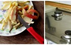 Pulisci la cucina con le bucce di mela: scopri come usarle per far brillare l'acciaio