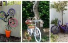 Vecchie biciclette in giardino: riciclale come decorazione originale e insolita!