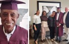 Man had to interrupt his studies as a youngster, but at the age of 101 he finally receives his high school diploma
