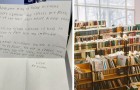 Una alumna deja una emocionante carta en la biblioteca de la escuela: 