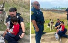 Ze vinden een 5-jarige jongen met het syndroom van Down die verdwaald was: zijn hond beschermde hem de hele tijd