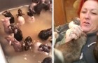 Woman lives with 50 rats in the house: 