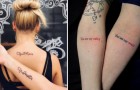 Zeichnungen auf der Haut: süße und zärtliche Tattoos, die 18 Mütter und Töchter gemeinsam gemacht haben