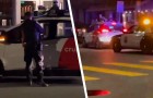 Polizisten halten ein Auto ohne Licht an: Sie steigen aus und stellen fest, dass es keinen Fahrer hat (+VIDEO)