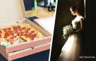 Sposa organizza un banchetto vegetariano, ma il testimone ha talmente fame che ordina una pizza
