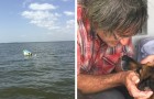 Un pastore tedesco salva il padrone dopo che la sua barca è affondata: resiste 11 ore in mare aperto
