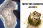 Hij surft op Google Earth en ontdekt een mysterieus object midden op een onbewoond eiland: “het is een stuk van een UFO