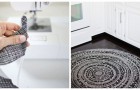 Usa scampoli di stoffa per confezionare un fantastico tappeto personalizzato!