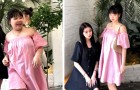 A user shares un-edited photos of two influencers and 