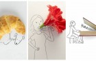 Oggetti comuni che prendono vita con dei semplici disegni: scopri le visioni divertenti di questo artista