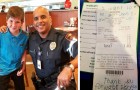 Este niño le ofreció el desayuno a un policía: 