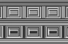Eine kuriose optische Täuschung: In der Mitte dieser Rechtecke sind 16 Kreise versteckt, kannst du sie sehen?