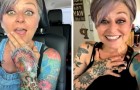 Se hace 12 tatuajes en un año y es criticada: 
