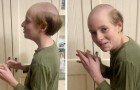 Hon låter sin 12-åriga son klippa sitt hår som en karaktär från en tecknad serie och han ser ut som en gammal gubbe (+VIDEO)