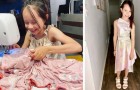 Mit nur 9 Jahren entwirft und näht sie schon wunderbare Kleider: Ihre Arbeiten sind im Internet der letzte Schrei