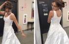 Entra in un negozio d'abiti usati e trova il vestito da sposa perfetto per lei: lo compra per soli 25€