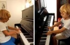 Con tan solo 5 años sabe tocar muy bien el piano y reproducir piezas famosas: lo llaman 