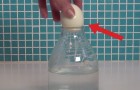 Hij plaatst een hardgekookt ei op een fles: dit experiment heeft een interessant resultaat!