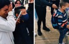 It's her son's first day of school: this mother can't hold back her tears