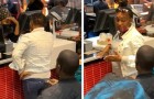 He proposes while standing in a queue at McDonald's: she rejects him and leaves (+ VIDEO)