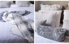 Decken zu Kissen falten: eine raffinierte und dekorative Idee, um Platz zu sparen