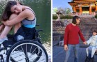 Non può camminare, ma non si è mai arresa: grazie all'aiuto di suo marito ha visitato più di 80 città