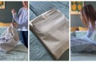 3 einfache Möglichkeiten, Bettwäsche zu falten und den Kleiderschrank aufzuräumen