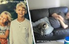 Die 9- und 13-jährigen Stiefkinder schlafen noch im großen Bett bei der Mutter, während er auf der Couch liegt: 