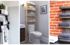 Meubler la salle de bain avec des étagères DIY : 9 idées dont vous inspirer