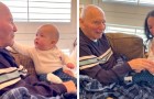 94-jähriger Urgroßvater trifft Urenkelin und beginnt wieder zu sprechen: er hatte monatelang kein Wort gesagt