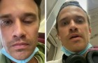 Han tillbringar 29 timmar på ett flyg där han tvingas höra ett barn skrika oavbrutet - en upprörd passagerares inlägg