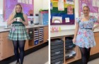 Diese Lehrerin wird in den sozialen Medien für ihre Kleidung in der Schule kritisiert: 