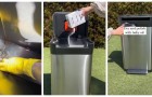 Probeer deze eenvoudige en effectieve methode om de vuilnisbak grondig te reinigen