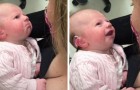 Moeder deelt het moment waarop haar dove baby haar stem voor het eerst hoort