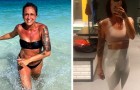 49-åring kritiseras för att hon har på sig bikini: 