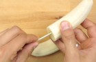 Put a wooden stick in a banana ... the way in which he serves it, is PERFECT for summer