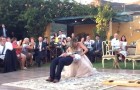 Their wedding dance is awesome, but at one point it also becomes ... MAGIC!