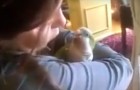 She returns from vacation, the way this parrot welcomes her home is emotional ! 